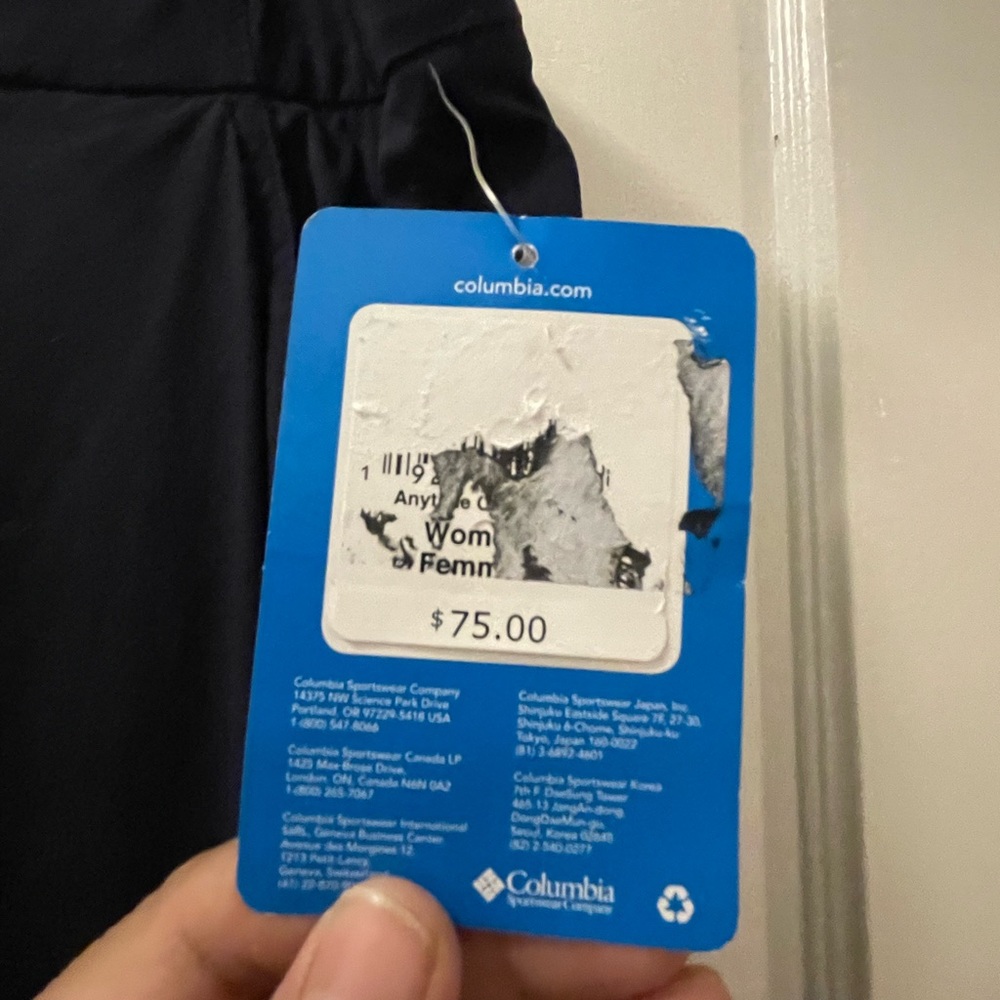 Columbia Women’s Omni Shield Regular Fit Capri Pants Blue - Picture 3 of 9